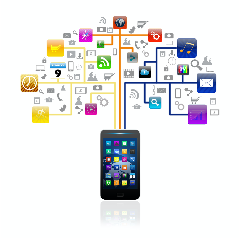 mobile phone applications development image
